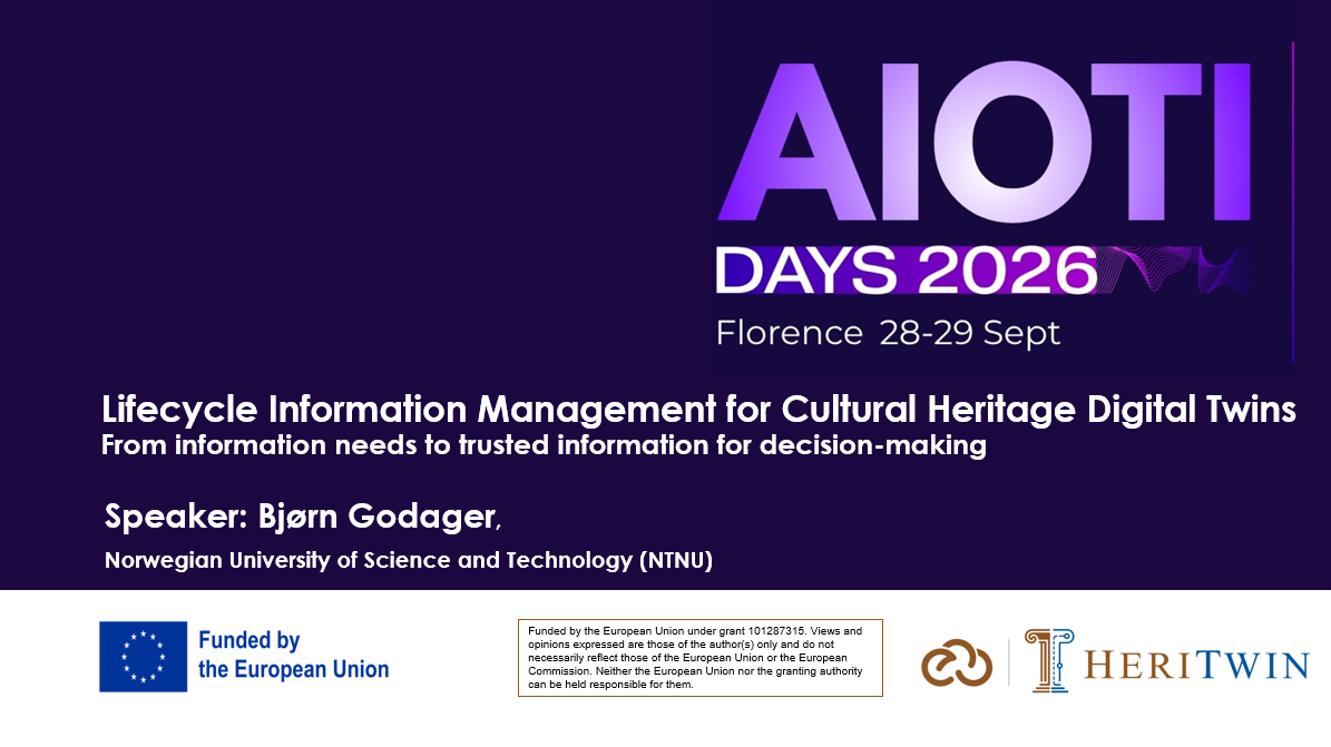 HERITWIN at the AIOTI Days